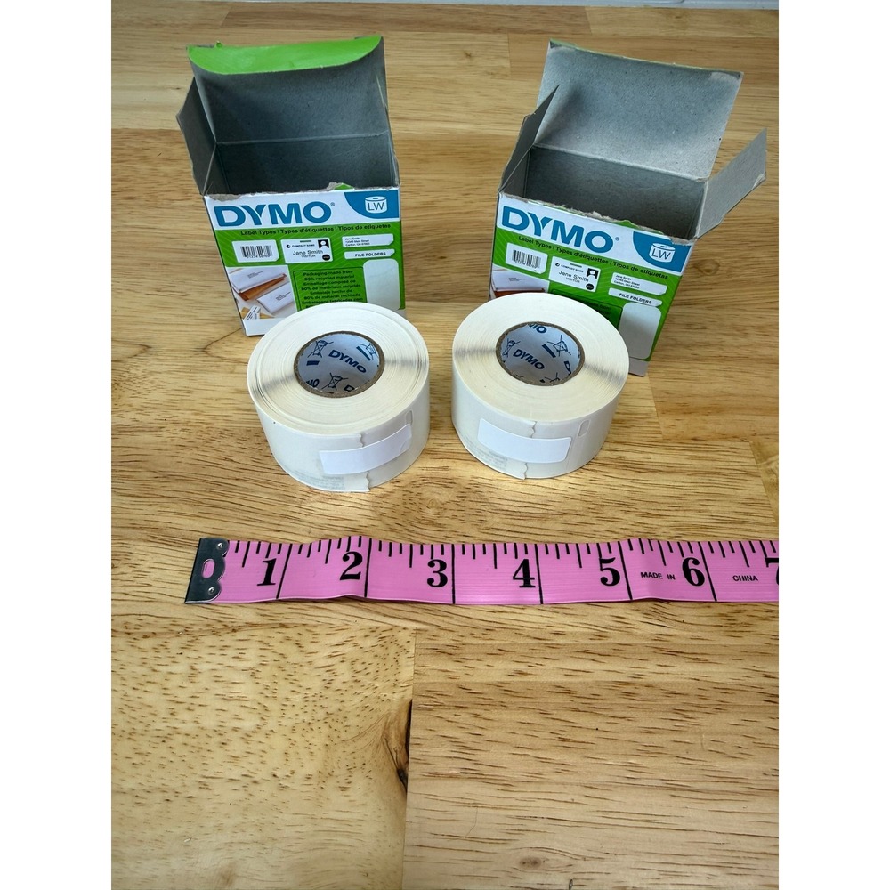 DYMO LabelWriter Clear Address Labels 1-1/8 x 3-1/2 2 Rolls 130 Each 30270 - Picture 2 of 5